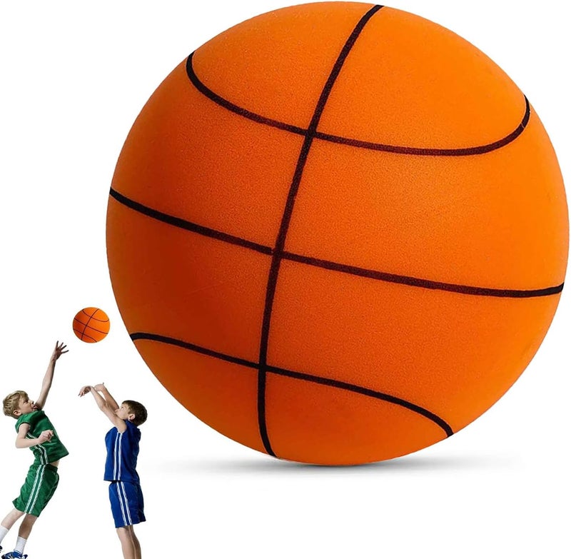 ensthee Silent Basketball Size 7, Upgrade Dribble Dream Silent Basketball, Foam Indoor Ball for Quiet Dribbling and Indoor Training, Real Feel Higher Bounce Quieter (9.4 in) - Image 1